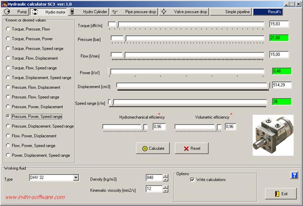 ПО Hydraulic Calculator SC3