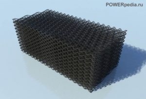 Ороситель из полимерных элементов решетчатой конструкции